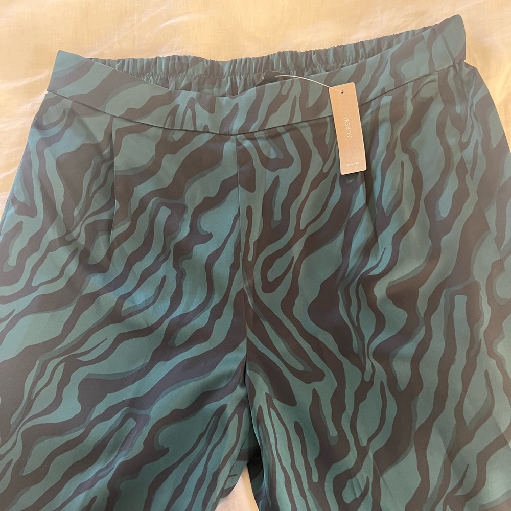 J Crew Pull On Polyester Palazzo Pants. Super Cute - Never Worn.